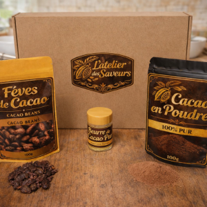 Coffret Cacao Keto 100% Naturel – Sans Sucre – Origine Équateur “Disponible pour la première fois en Tunisie”